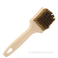 Logo personnalisé Pet Plastic Hair Copper Washing Brush